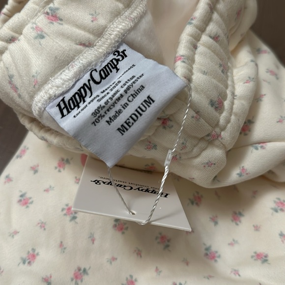 Happy Camp3r Vintage Flower Sweatpants size Medium NWT - Picture 2 of 7